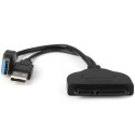 USB 3.0 į SATA adapteris (2.5" HDD + 5V papildomas maitinimo lizdas iš USB)