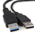 USB 3.0 į SATA adapteris (2.5" HDD + 5V papildomas maitinimo lizdas iš USB)