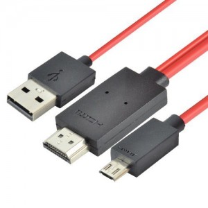 MHL Micro USB, HDMI į USB kabelis 11-pin
