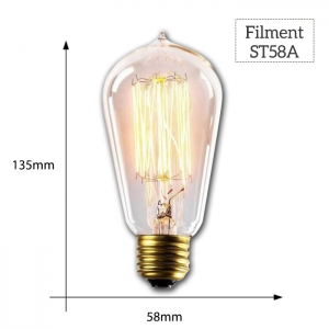 Dekoratyvinė lemputė "Edison" ()