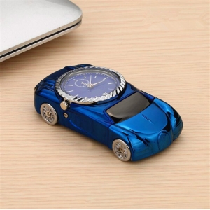 Laikrodis žiebtuvėlis "Mėlynas automobilis"