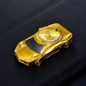 Laikrodis žiebtuvėlis "Auksinis automobilis 3"