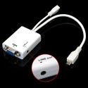 Micro USB MHL To VGA + Audio 11 pin