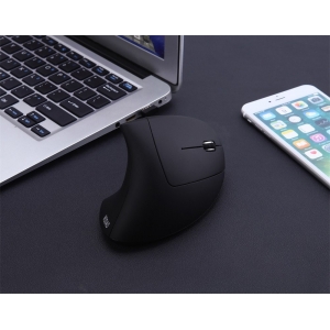 Belaidė vertikali ergonomiška bevielė pelė "Patogiau nebūna"