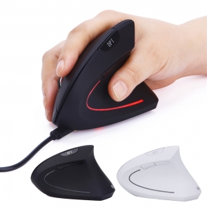 Belaidė vertikali ergonomiška bevielė pelė "Patogiau nebūna"