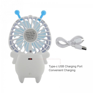 Rankinis mini kūdikių ventiliatorius "Gaivumos nuostabuma" (USB  pakraunamas, LED)