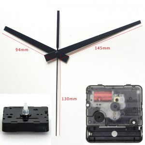 Laikrodžio mechanizmas 36 (Juodos spalvos, didelis)