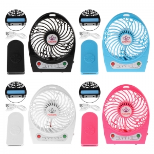 Nešiojamas įkraunamas ventiliatorius - oro kondicionierius "Gaivumos nuostabuma" (USB įkraunamas, su baterija)