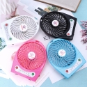 Nešiojamas įkraunamas ventiliatorius - oro kondicionierius "Gaivumos nuostabuma" (USB įkraunamas, su baterija)