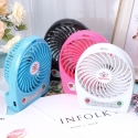 Nešiojamas įkraunamas ventiliatorius - oro kondicionierius "Gaivumos nuostabuma" (USB įkraunamas, su baterija)