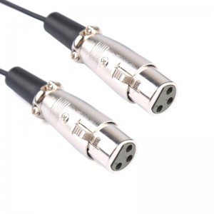 3.5mm į 2 XLR dalinimo kabelis