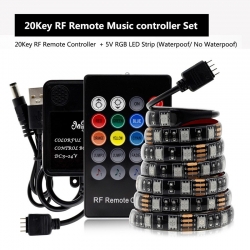 Nuotolinio valdymo LED lempučių juosta "Šviesos džiaugsmas" (20 mygtukų nuotolinis valdymas)