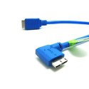 USB 3.0 B female į micro USB 3.0 B male kabelis