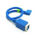 USB 3.0 B female į micro USB 3.0 B male kabelis