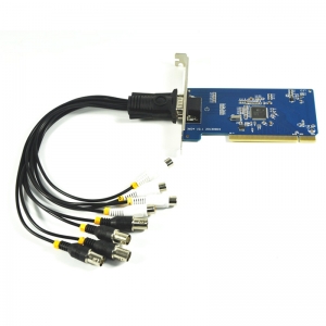 4 kanalų CCTV DVR į PCI video įrašymo įtaisas