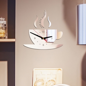 Sieninis laikrodis "Kavos puodelis 3"
