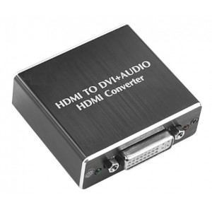 HDMI į DVI ir SPDIF + ausinės keitiklis (1080P)