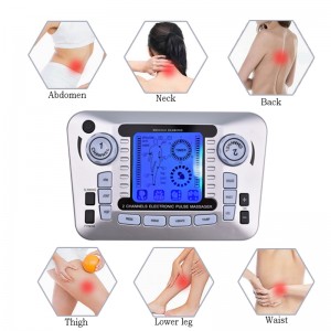 Elektroninis kūno masažuoklis-treniruoklis "Medilux" (dvigubo veikimo, 10 elektrodų pagalvėlių)