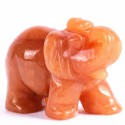 Figūrėlė "Morkinis drambliukas" (raudonasis agatas, 5 cm, 50 g.)