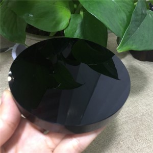 Diskas "Fengšui" (juodasis obsidianas, 10 cm)