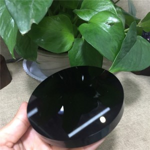 Diskas "Fengšui" (juodasis obsidianas, 10 cm)