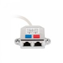 RJ45 tinklo dalintuvas 8 į 4 (2 x 100 Base-TX, 4-PIN)