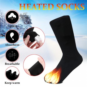 Elektroninės šildančios kojinės "Sportui ir žvejybai 5" (su akumuliatoriais)