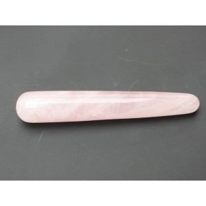 Rožinio kvarco masažinė lazdelė "Rožinis malonumas"