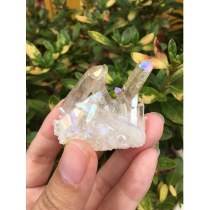 Natūralus mineralas "Vaivorykštinė banga" (61 g, 2 vnt)