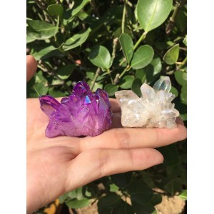 Natūralus mineralas "Violetinis ir baltas" (58 g)