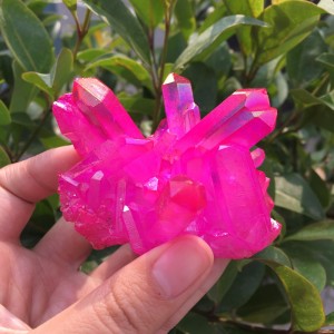 Natūralus mineralas "Rožinė liepsna 3" (115 g)