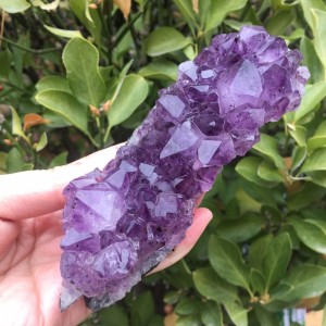 Natūralus mineralas "Nuostabioji svajonė 18" (ametisto kristalas, 282 g)