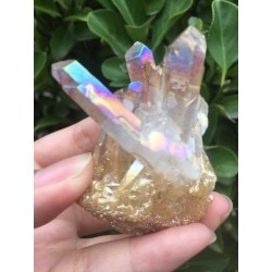 Natūralus mineralas "Baltoji vaivorykštė 5" (67 g)