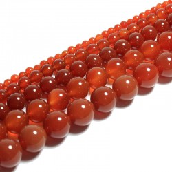 Karoliukai "Stiliaus elegancija 3" (raudonasis agatas)