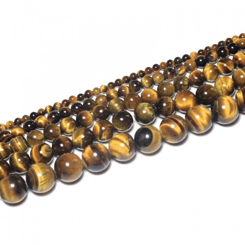 Karoliukai "Tigro akis 2" (tigro akmuo)