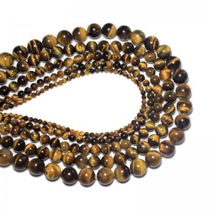 Karoliukai "Tigro akis 2" (tigro akmuo)