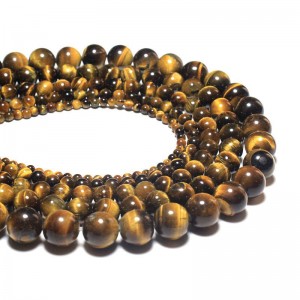 Karoliukai "Tigro akis 2" (tigro akmuo)