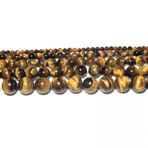 Karoliukai "Tigro akis 2" (tigro akmuo)