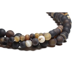 Karoliukai "Puikioji elegancija 4" (agatas)