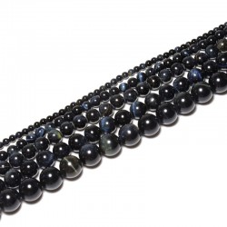 Karoliukai "Tamsioji elegancija" (tigro akmuo)