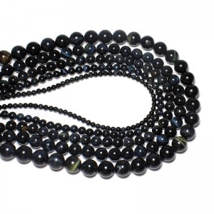 Karoliukai "Tamsioji elegancija" (tigro akmuo)