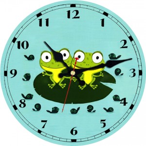 Sieninis laikrodis "Žaliosios varlytės"