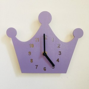 Sieninis laikrodis "Violetinė karūna" (24 cm)