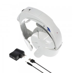 Elektroninis galvos masažuoklis "Ramybės oazė" (antistresinis, akupunktūrinis, vibruojantis)