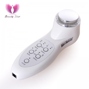 Elektroninis veido masažuoklis "Meilės spalvos 2" (nešiojamas, 1 Mhz 7 LED fotonų šviesa)