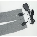 Elektroninės šildančios kojinės "Nebaisi žiema" + šildantys vidiniai batų padai "Lokio letenėlės" (USB, medvilninės)