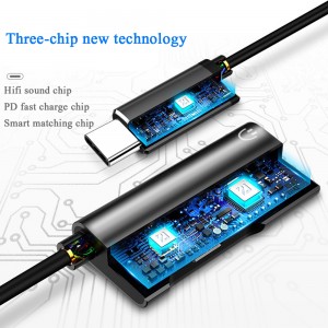 Type-C jungties keitiklis "Best Choice 9" (3.5 mm)