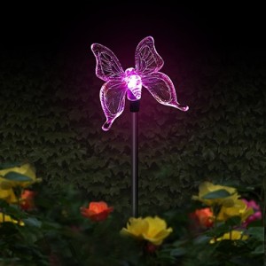Saulės energija įkraunamas šviestuvas "Naktinis drugelis"