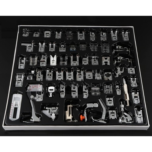 Buitinės siuvimo mašinos dalių rinkinys "Aukščiausia klasė" (62 dalys)