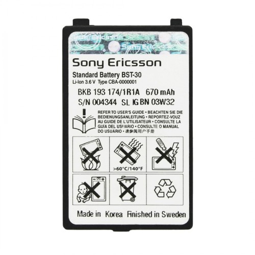 Sony Ericsson BST-30 baterija
